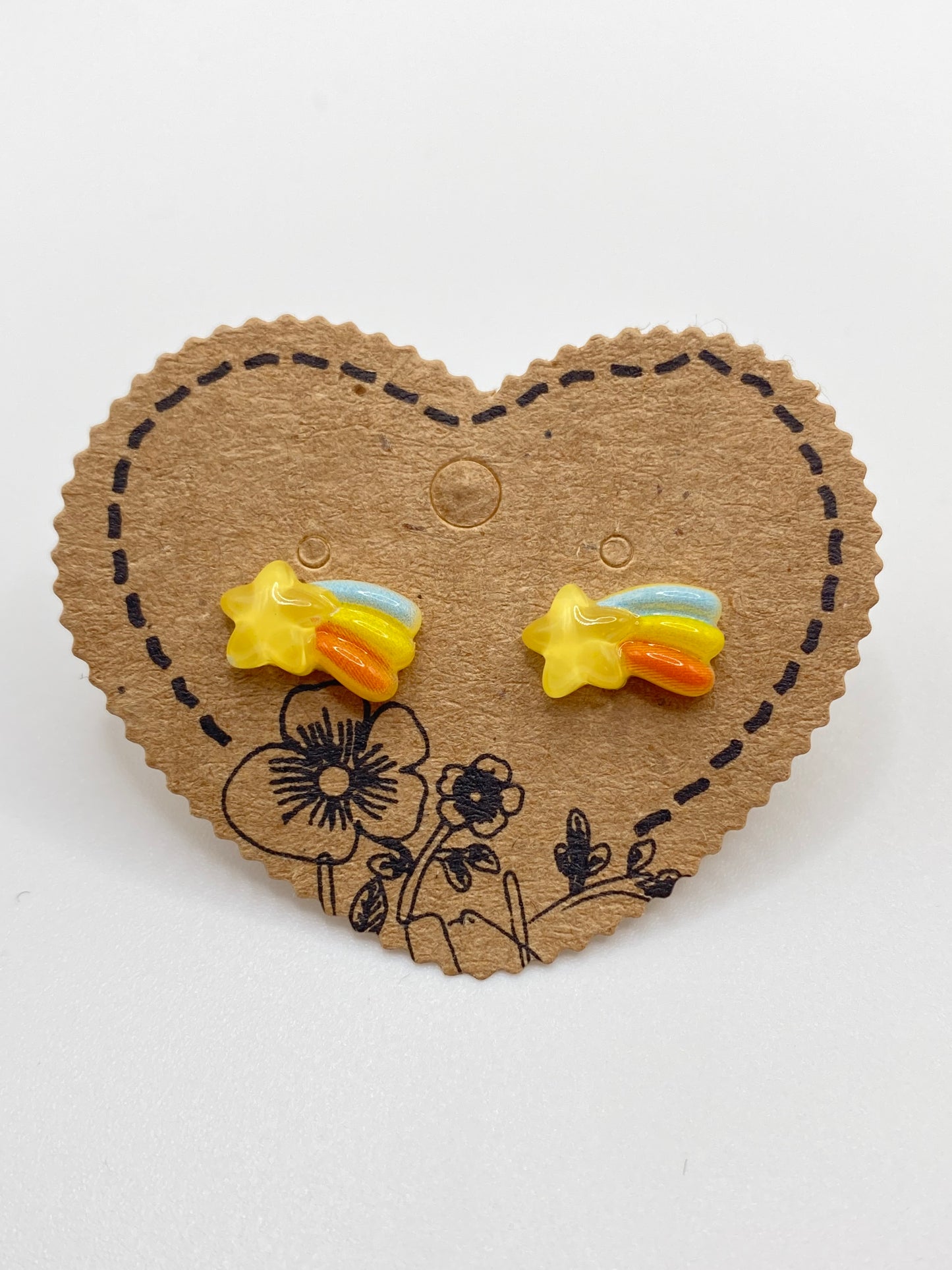 Rainbow Stud Earrings