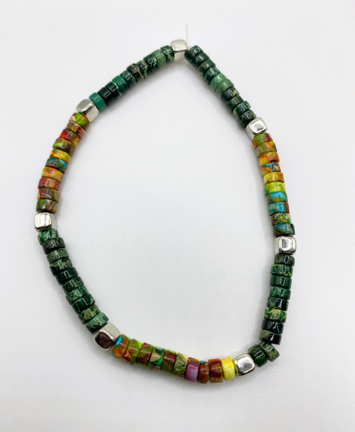 Minimalist Green Stone Bracelet