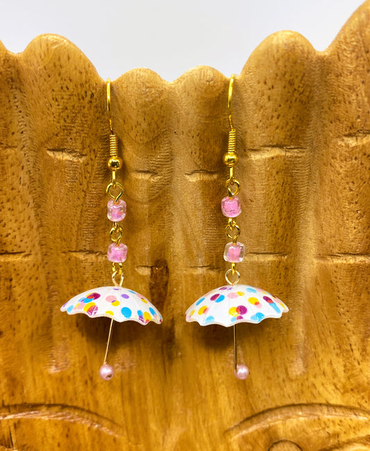 Whimsical Umbrella Earrings