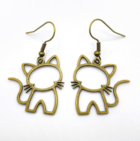 Cat Silhouette Earrings