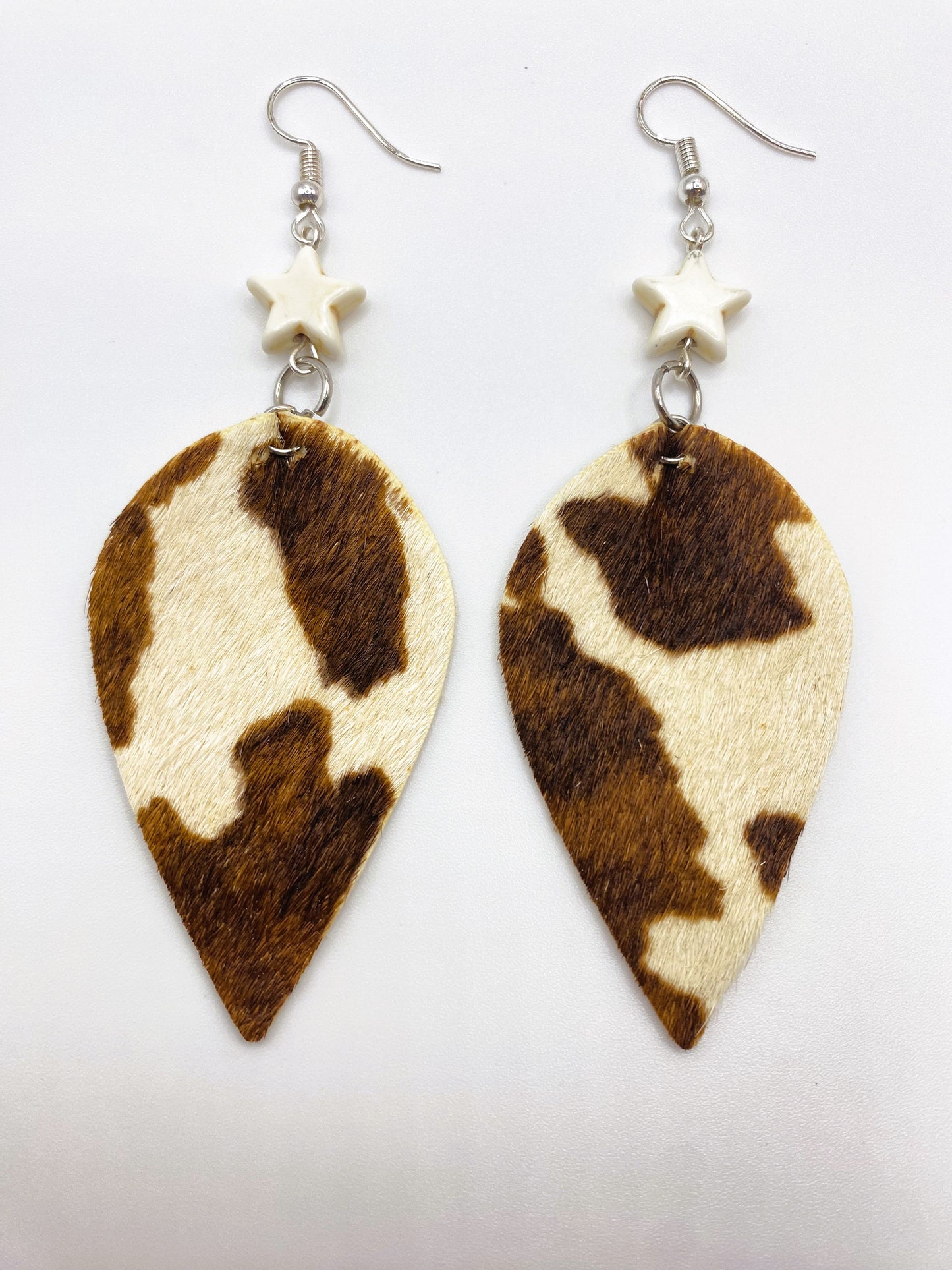 Cow Star Earrings