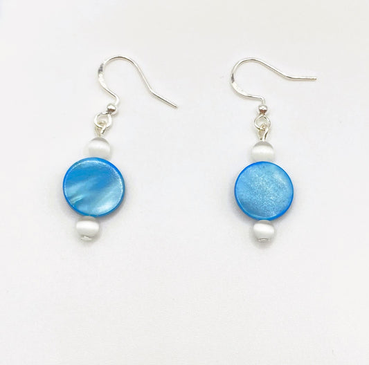 Blue Circle Jewelry Set