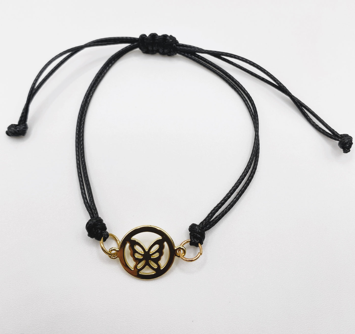 Gold Butterfly Adjustable Bracelet