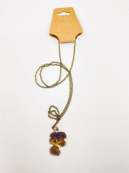 Pansy Necklace
