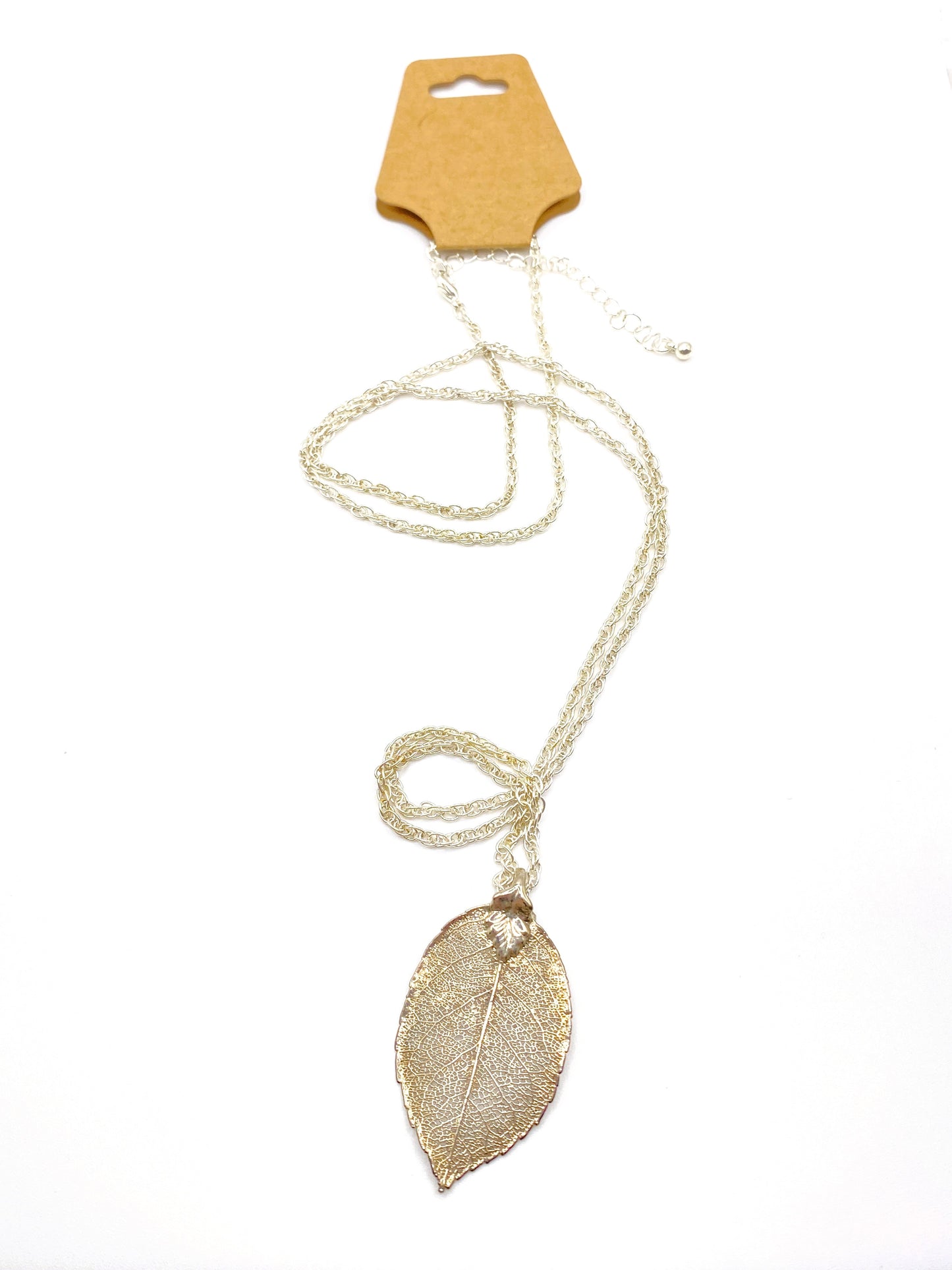 Silver Leaf Necklace