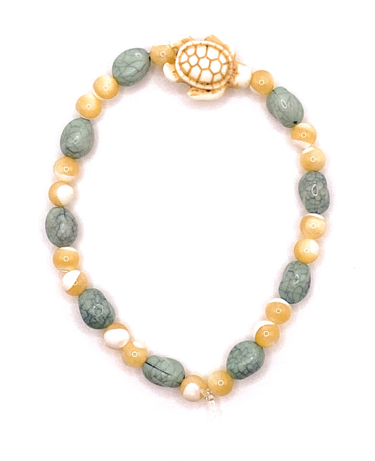 Pebble Sea Turtle Bracelet