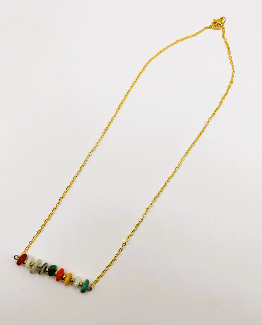 Rainbow Rocks Necklace
