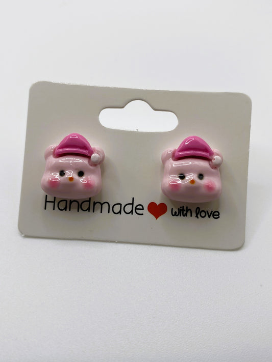 Bedtime Bear Stud Earrings
