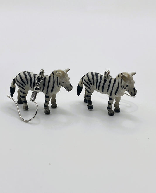 Zebra Earrings