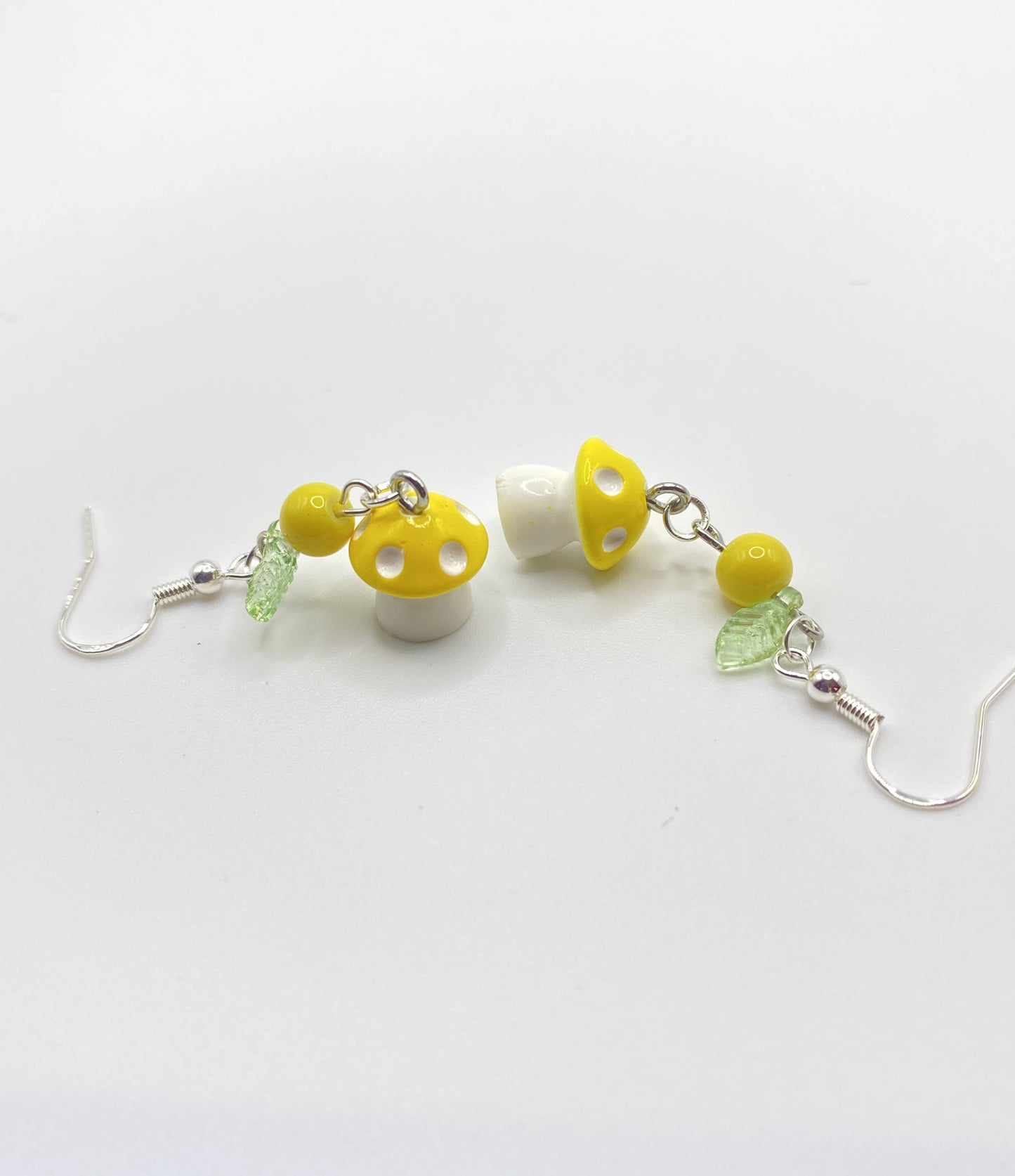 Mushroom & Apple Earrings