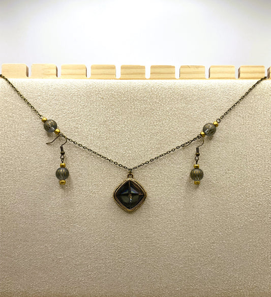 Mirror Charm Jewelry Set