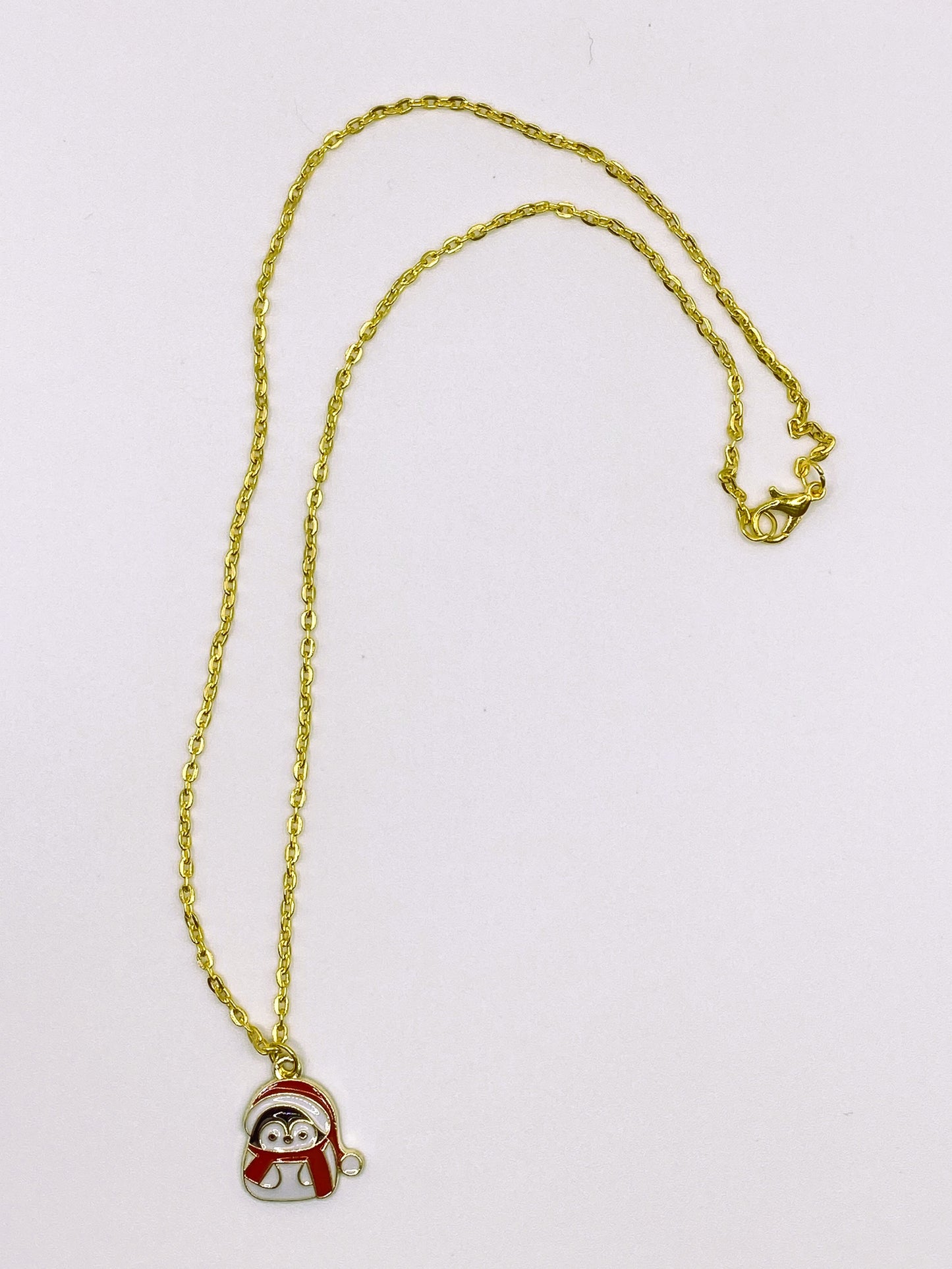Christmas Penguin Necklace