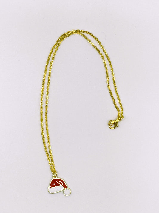 Christmas Hat Necklace