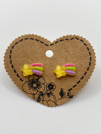 Rainbow Stud Earrings