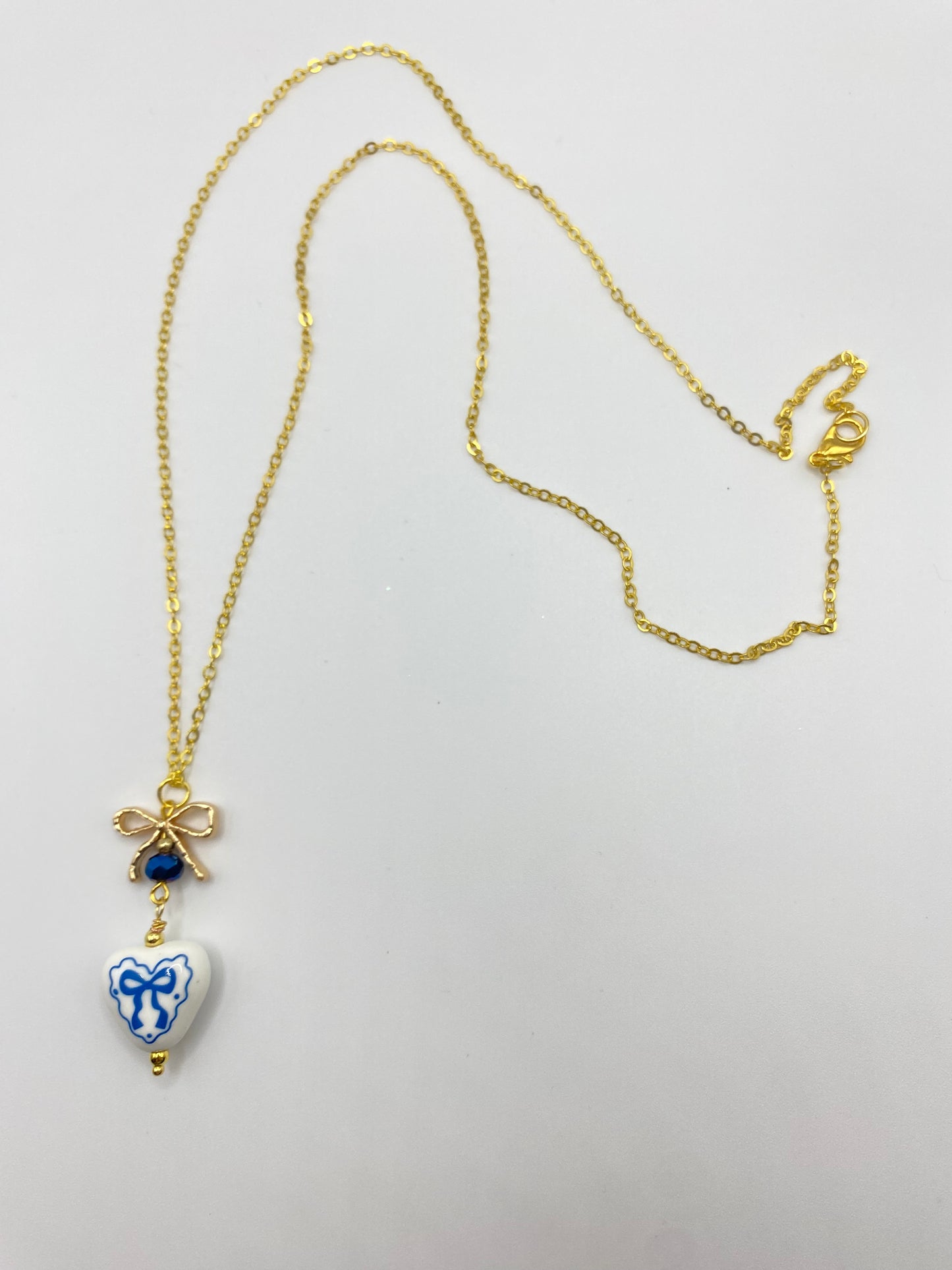 Delftware Inspired Necklace