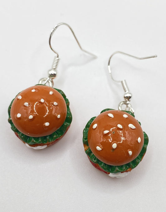 Hamburger Earrings