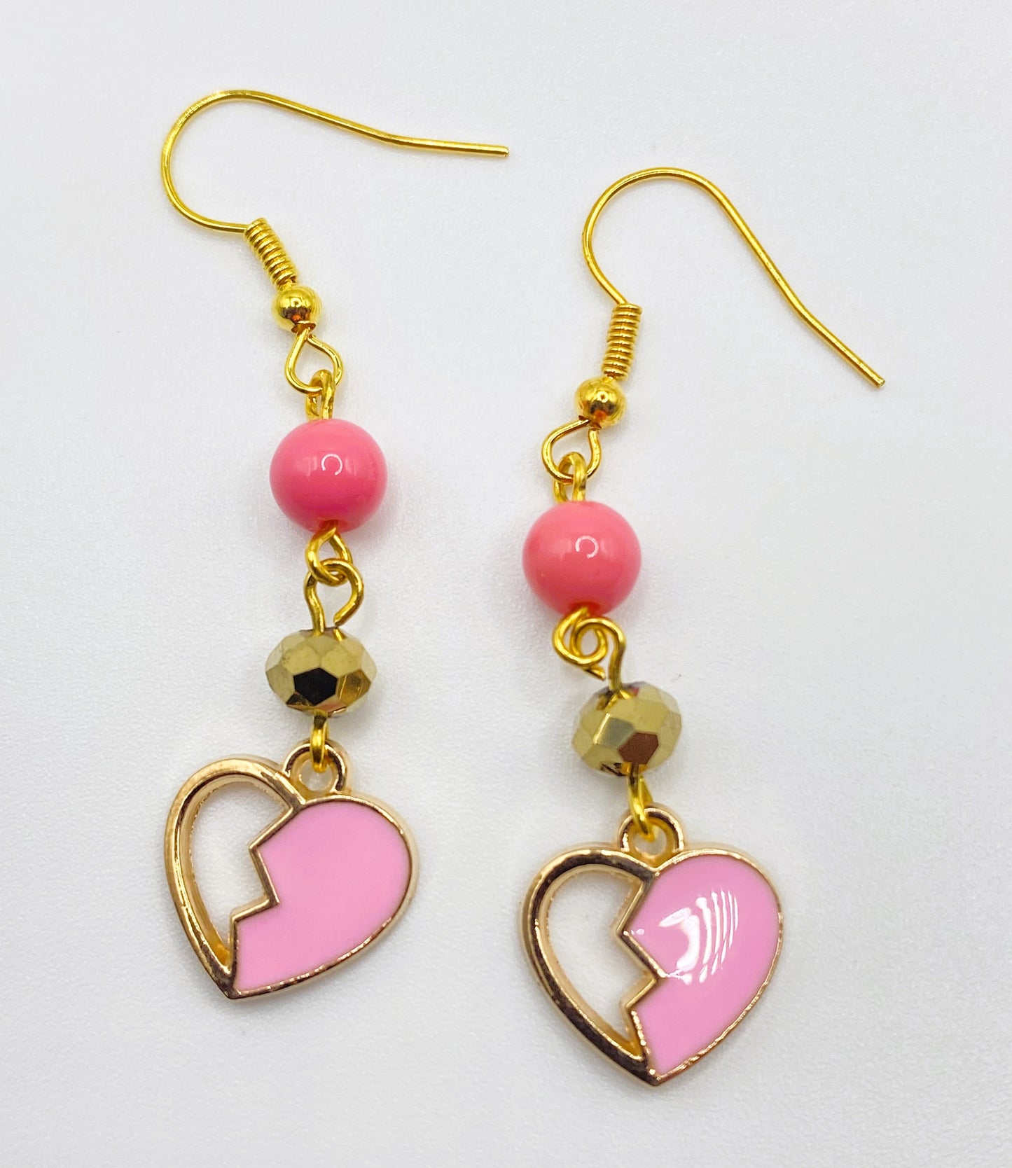 Half Heart Earrings