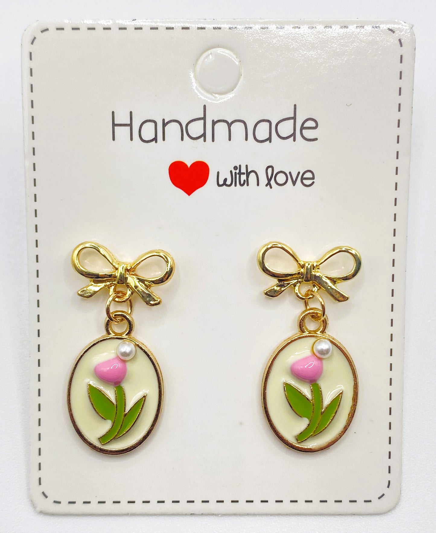 Rose Portrait Earrings