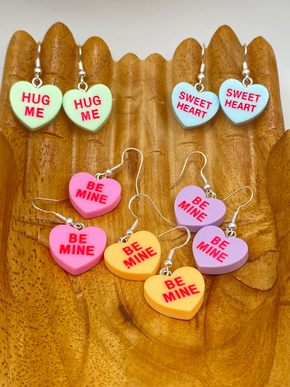 Candy Heart Earrings