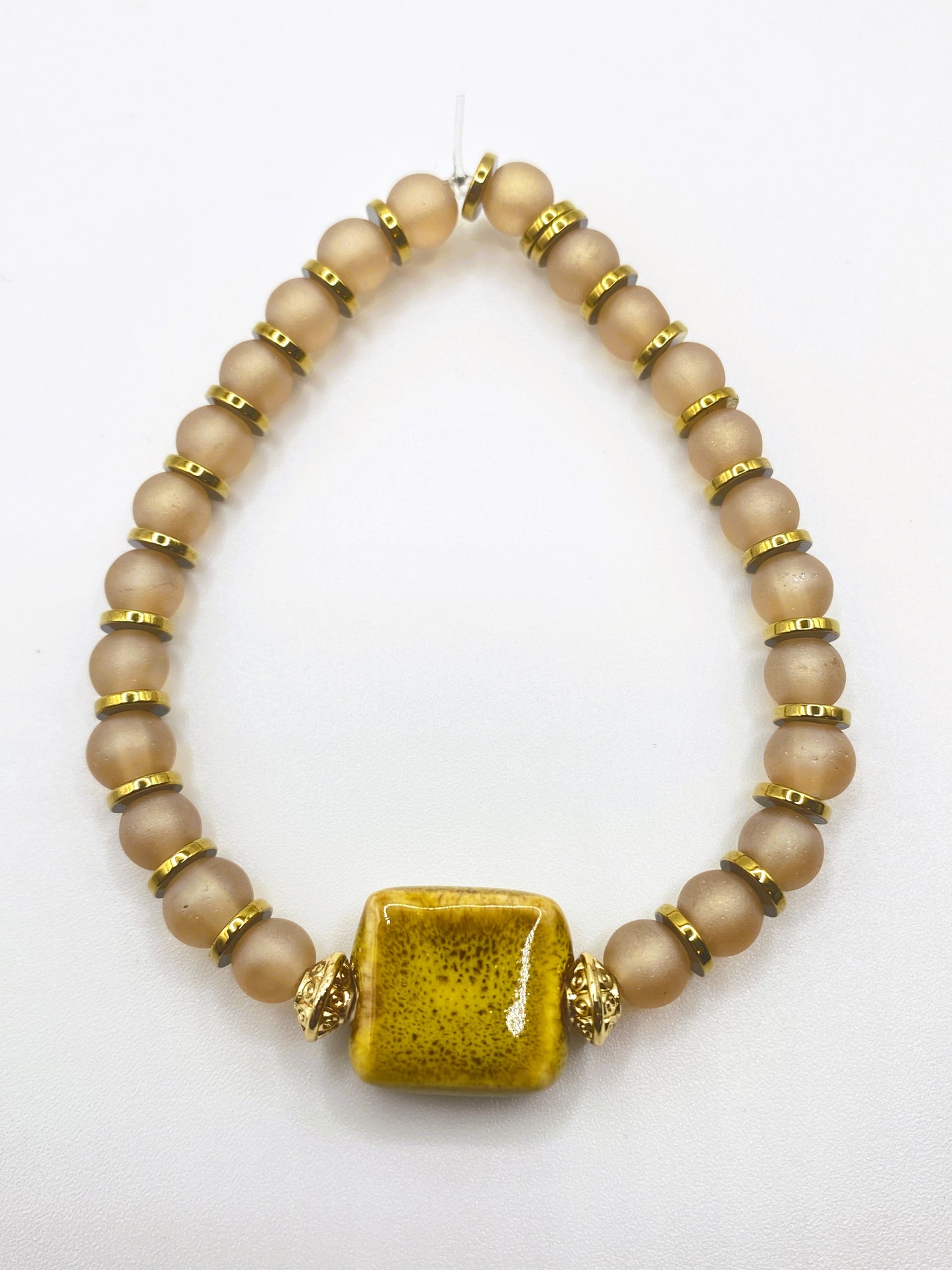 Yellow Square Bracelet - Style 2