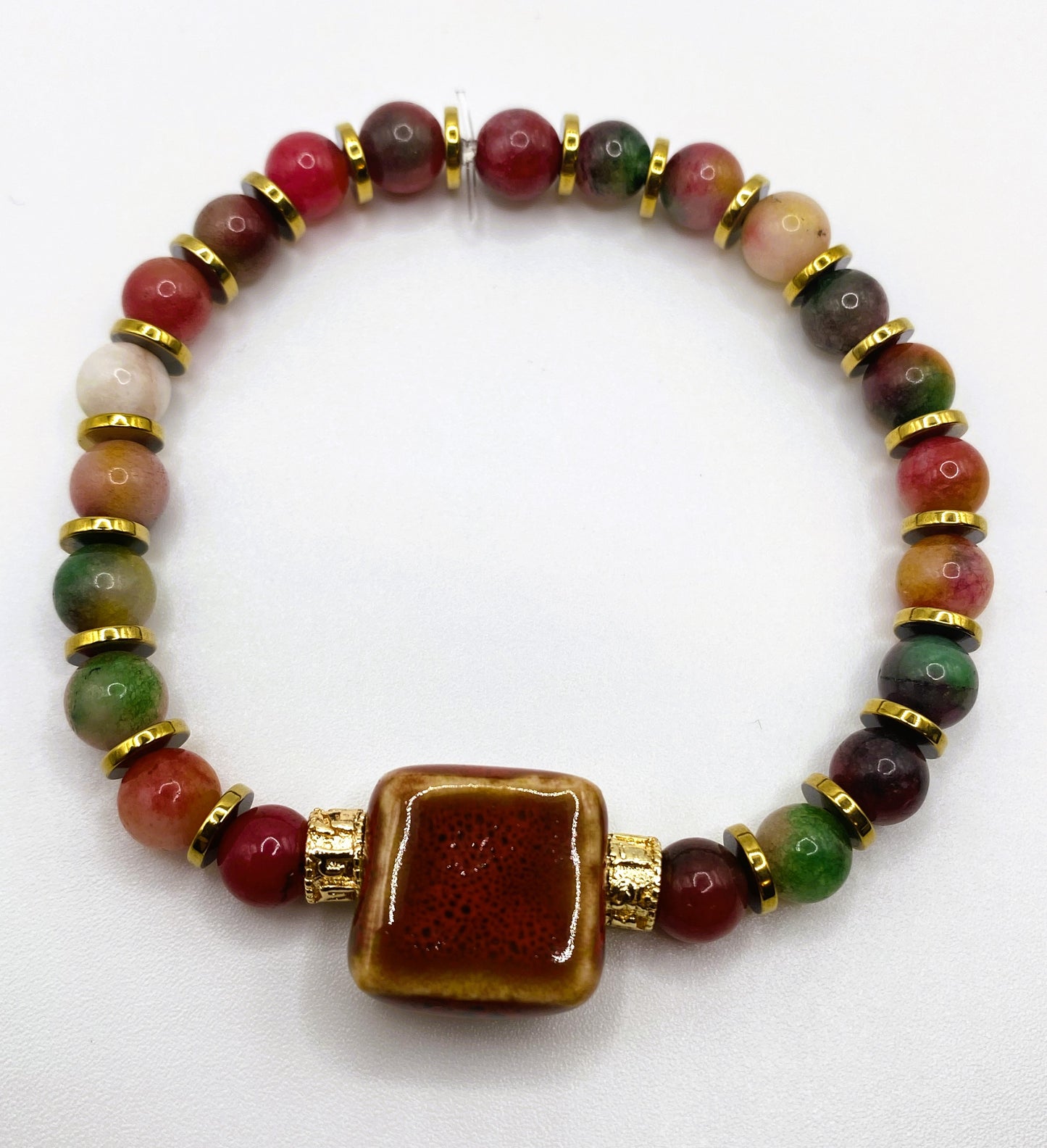 Red Square Bracelet