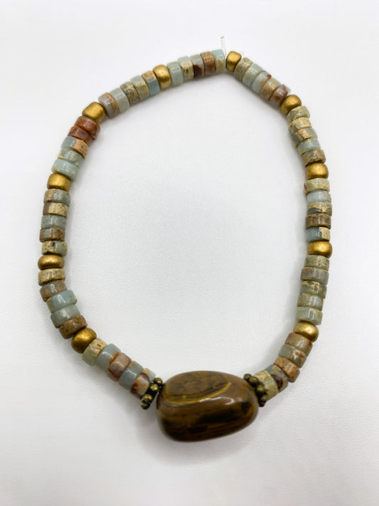 Natural Brown Stone Bracelet