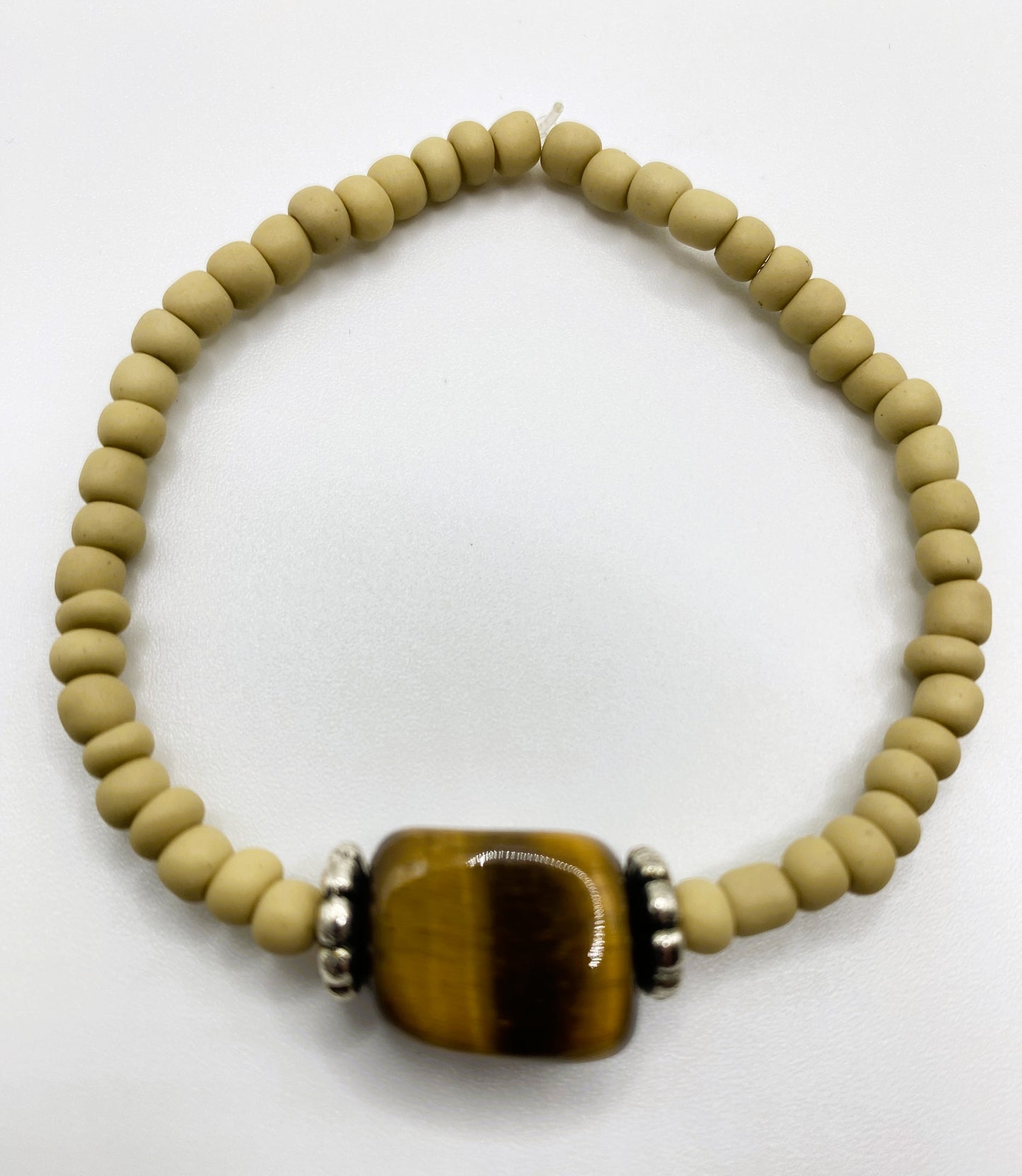Minimalist Brown Stone Bracelet