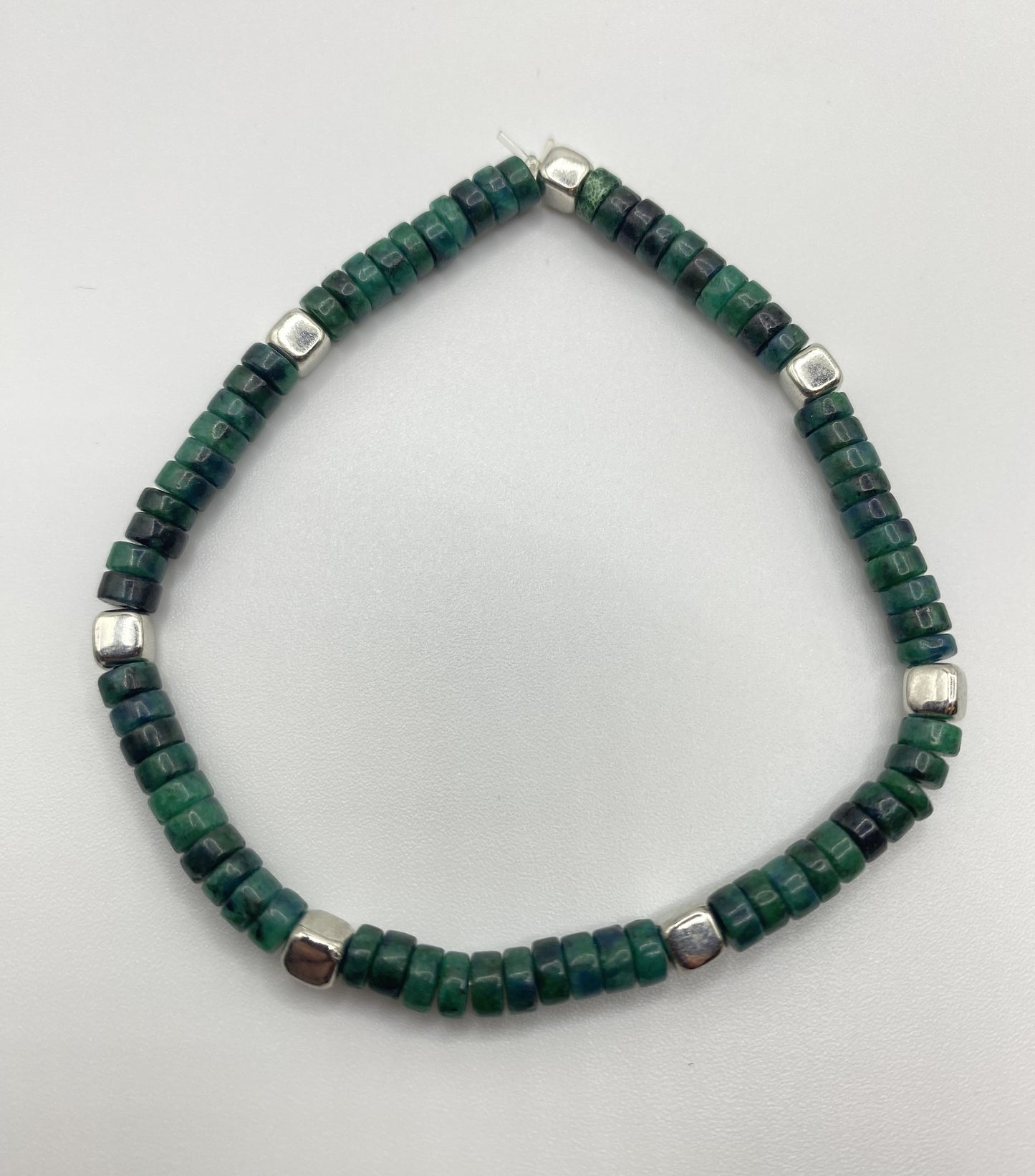 Minimalist Green Stone Bracelet