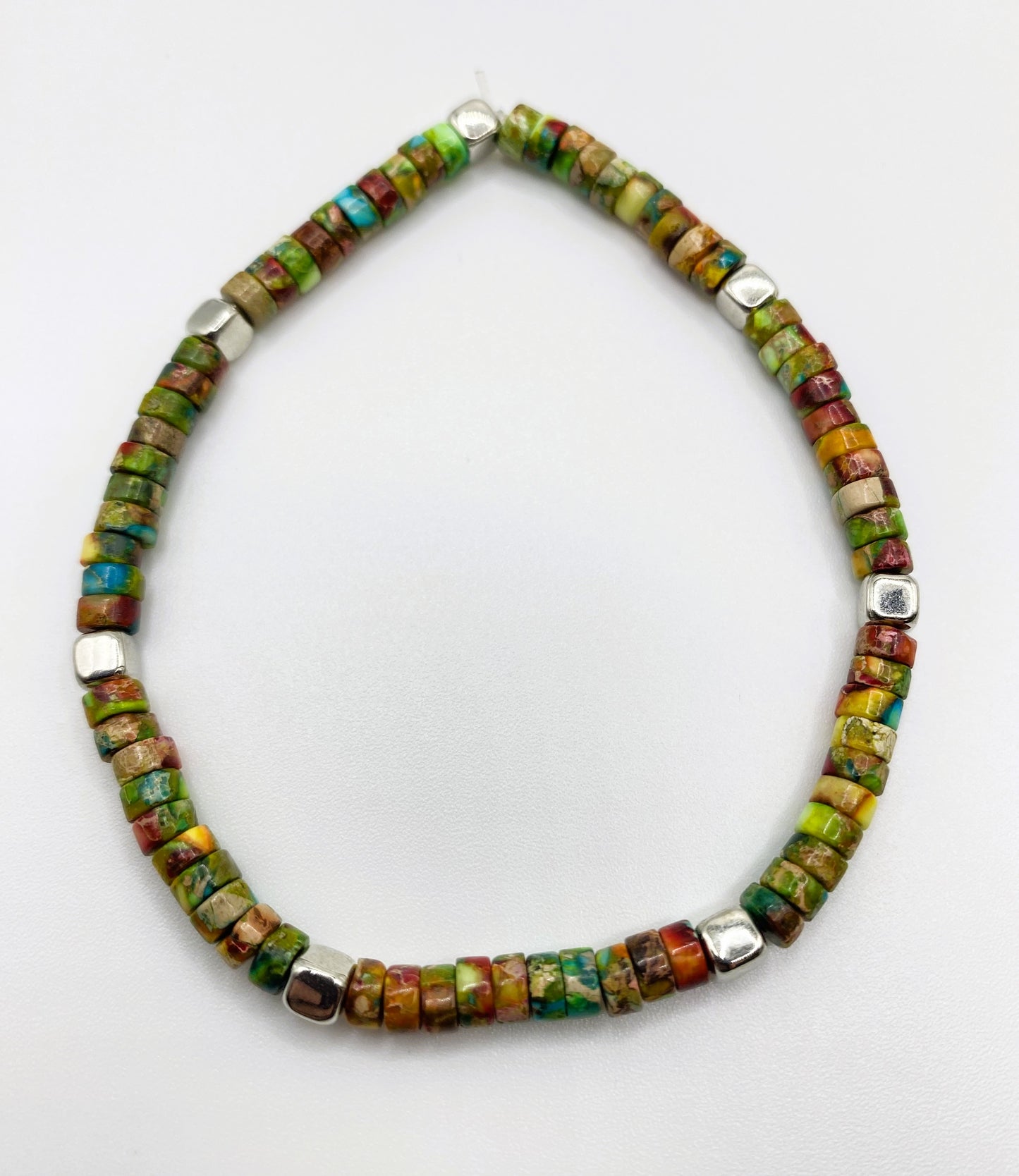 Minimalist Green Stone Bracelet