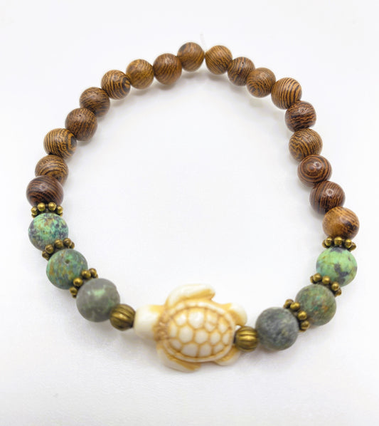 Earth Sea Turtle Bracelet