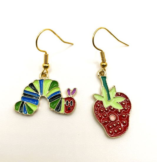 The Very Hungry Caterpillar Earrings