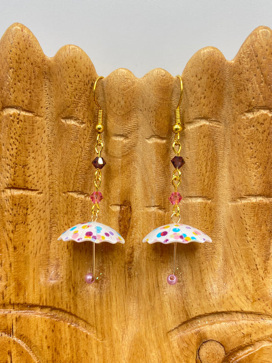 Whimsical Umbrella Earrings