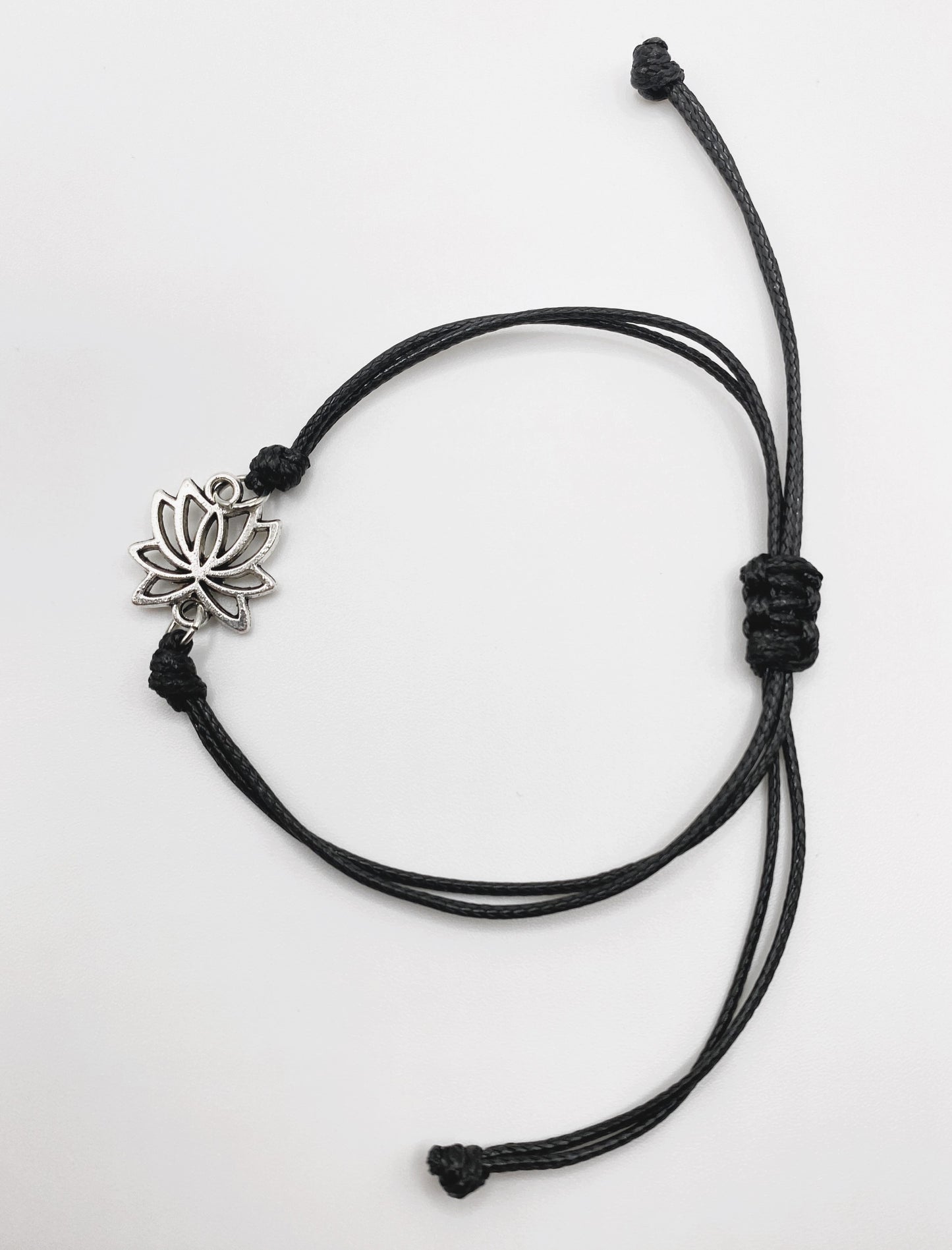Lotus Flower Adjustable Bracelet