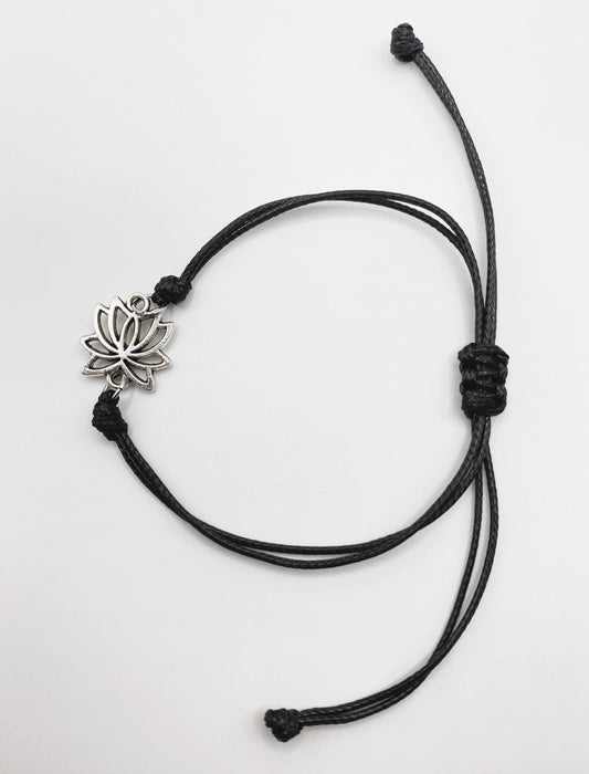 Lotus Flower Adjustable Bracelet