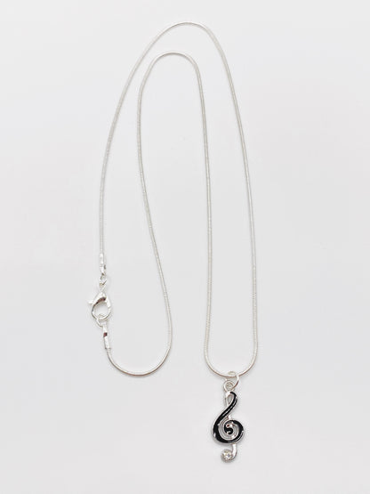 Treble Clef Necklace