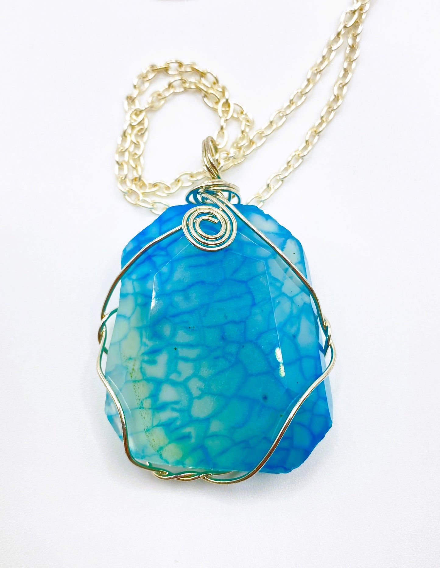 Blue Crystal Necklace