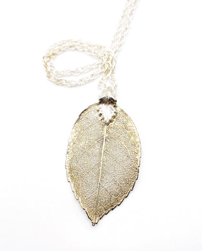 Silver Leaf Necklace