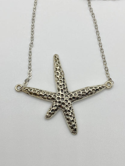Sea Star Horizontal Bar Necklace