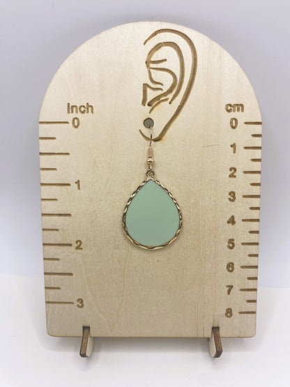 Sea Green Drop Earrings