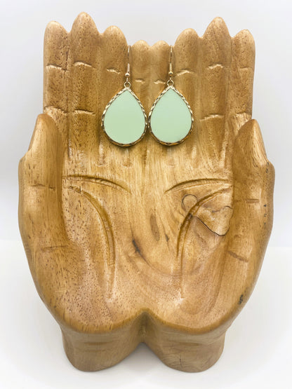 Sea Green Drop Earrings