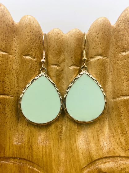 Sea Green Drop Earrings