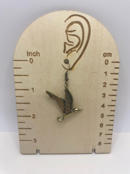 Bronze Seagull Earrings