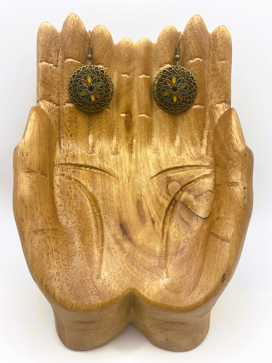 Round Boho Earrings