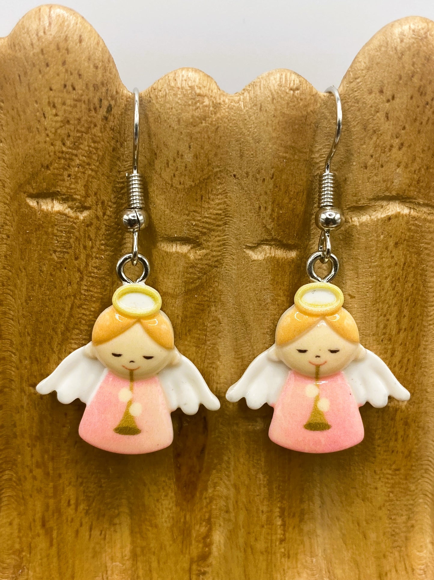Angel In Pink Earrings