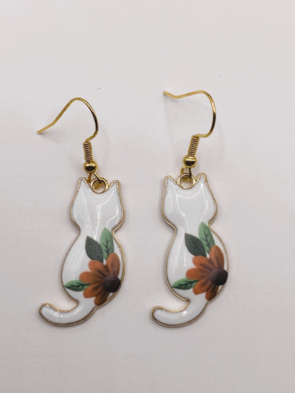 Sitting Cat Earrings
