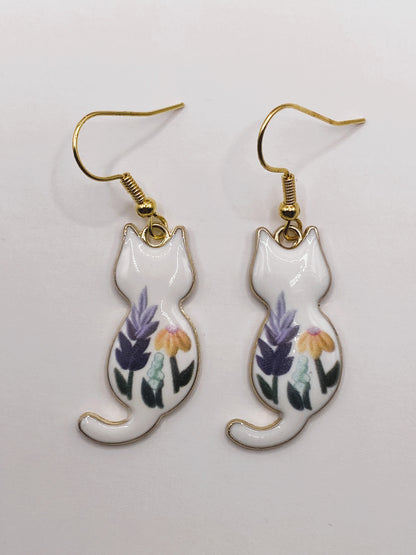 Sitting Cat Earrings