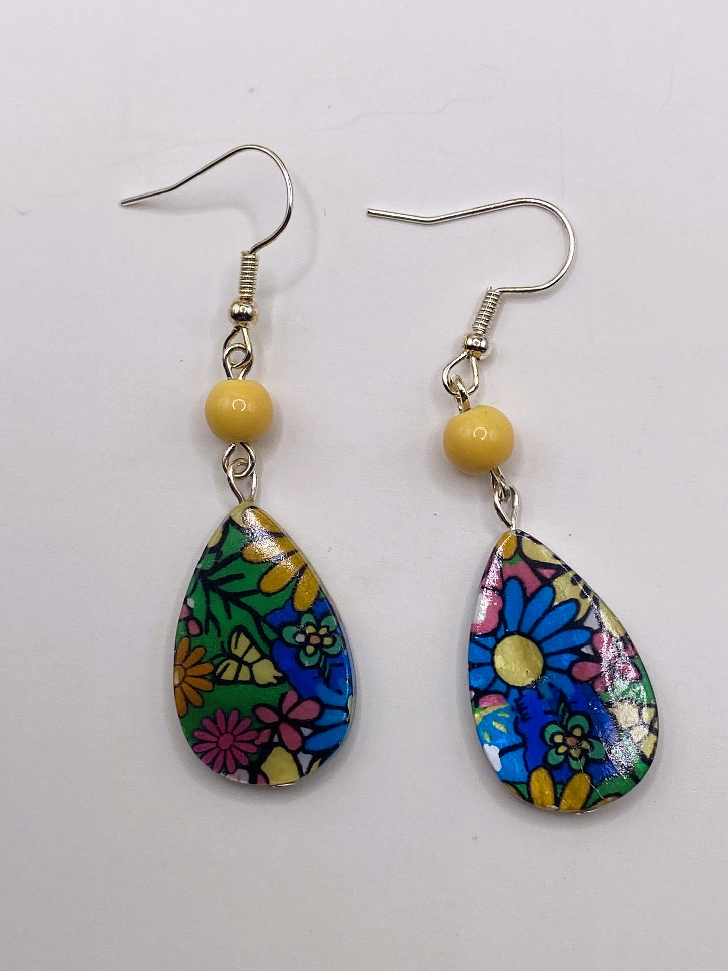 Colorful Flower Earrings
