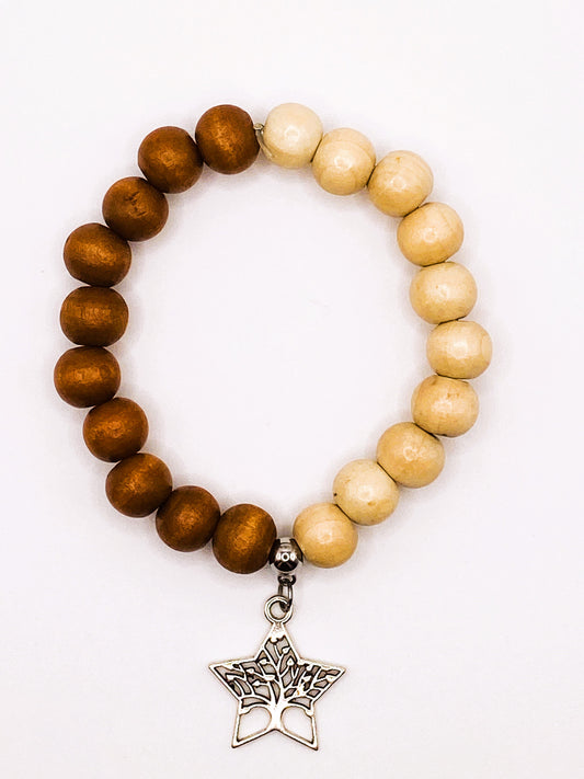 Wooden Bead Bracelet