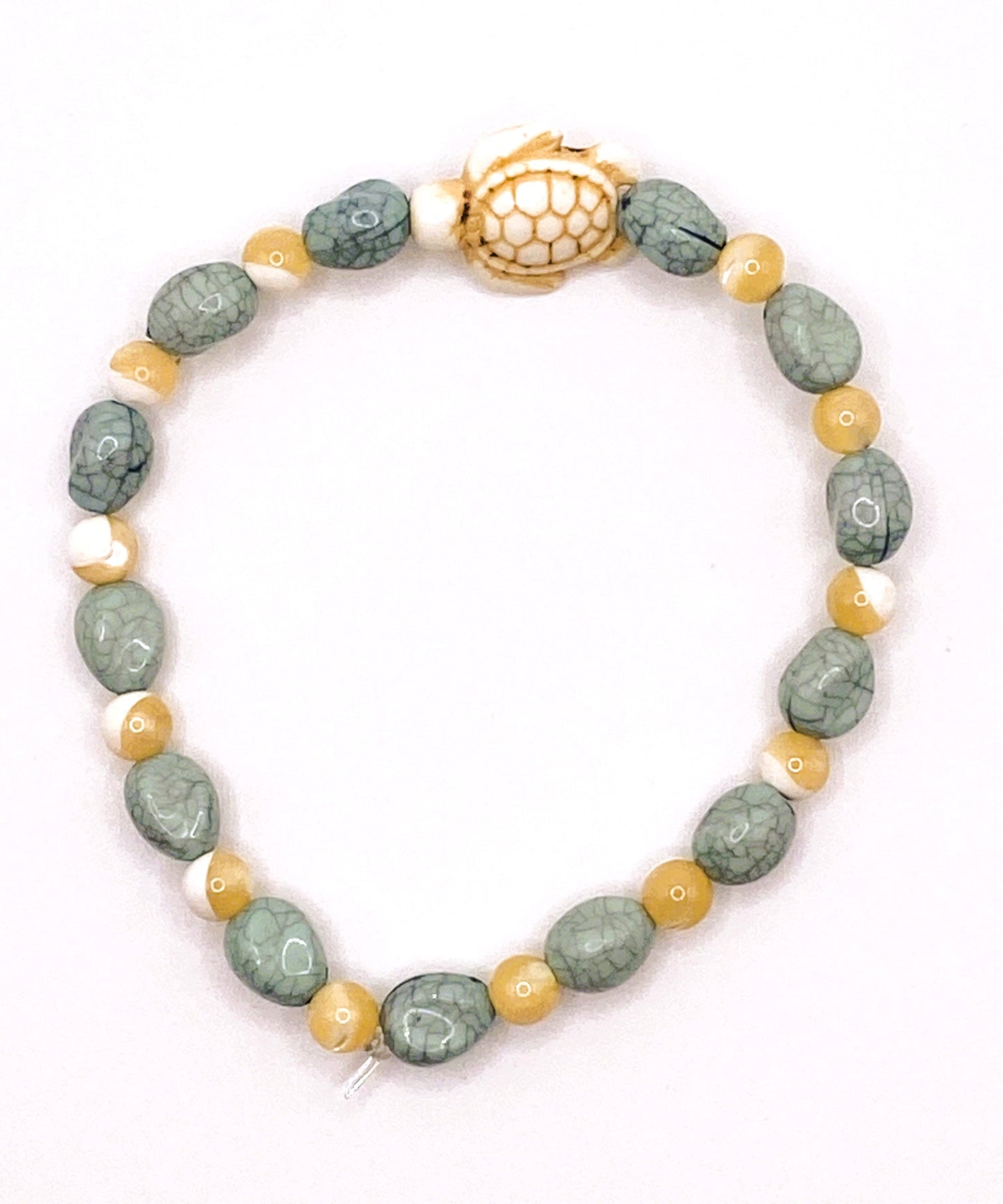 Pebble Sea Turtle Bracelet