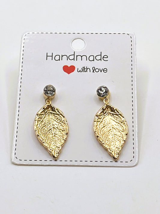 Gold Leaf Earrings
